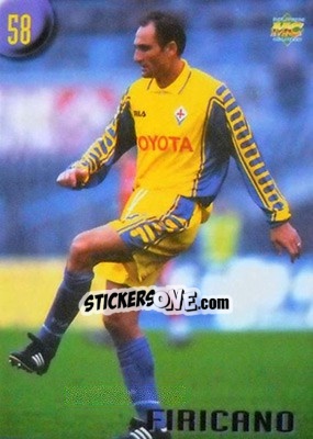 Sticker Firicano - Calcio 1999-2000 Etichetta Nera n. 58 - Mundicromo