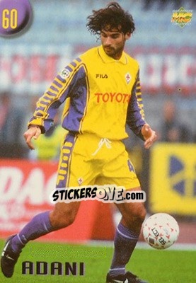 Figurina Adani - Calcio 1999-2000 Etichetta Nera - Mundicromo