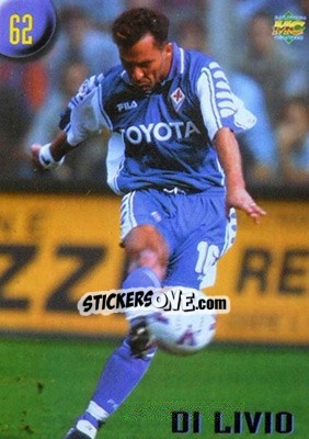 Sticker Di Livio - Calcio 1999-2000 Etichetta Nera n. 62 - Mundicromo