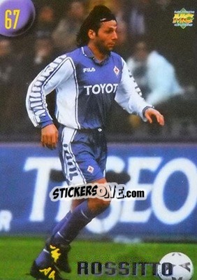 Sticker Rossitto - Calcio 1999-2000 Etichetta Nera n. 67 - Mundicromo