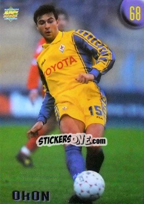 Sticker Okon - Calcio 1999-2000 Etichetta Nera n. 68 - Mundicromo