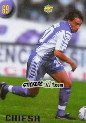 Cromo Chiesa - Calcio 1999-2000 Etichetta Nera - Mundicromo