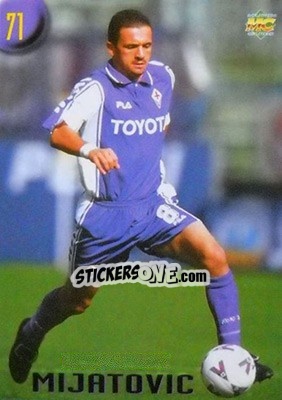 Sticker Mijatovic - Calcio 1999-2000 Etichetta Nera - Mundicromo