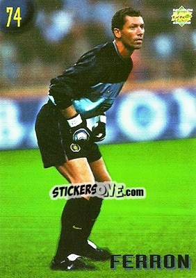 Sticker Ferron - Calcio 1999-2000 Etichetta Nera n. 74 - Mundicromo
