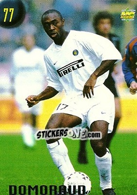 Sticker Domoraud - Calcio 1999-2000 Etichetta Nera - Mundicromo