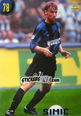 Cromo Simic - Calcio 1999-2000 Etichetta Nera - Mundicromo