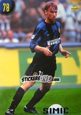 Sticker Simic - Calcio 1999-2000 Etichetta Nera n. 78 - Mundicromo