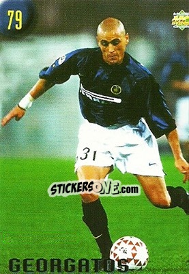 Cromo Georgatos - Calcio 1999-2000 Etichetta Nera - Mundicromo