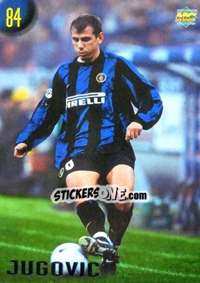 Sticker Jugovic - Calcio 1999-2000 Etichetta Nera - Mundicromo