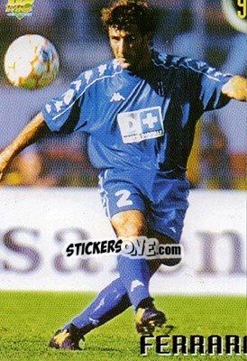 Sticker Ferrara - Calcio 1999-2000 Etichetta Nera - Mundicromo