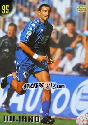 Sticker Iuliano - Calcio 1999-2000 Etichetta Nera n. 95 - Mundicromo