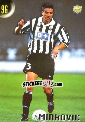 Sticker Mirkovic - Calcio 1999-2000 Etichetta Nera - Mundicromo