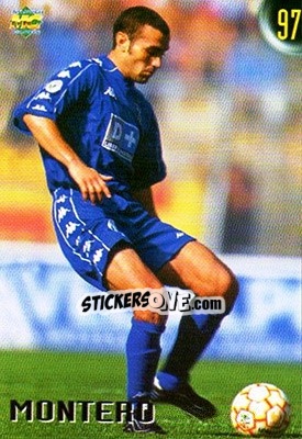 Figurina Montero - Calcio 1999-2000 Etichetta Nera - Mundicromo