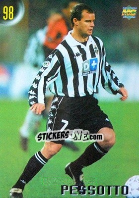 Figurina Pessotto - Calcio 1999-2000 Etichetta Nera - Mundicromo