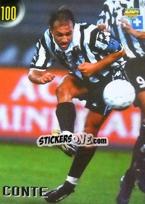 Sticker Conte - Calcio 1999-2000 Etichetta Nera n. 100 - Mundicromo