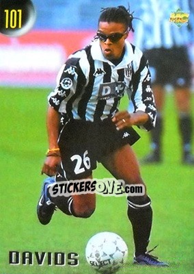 Sticker Edgar Davids - Calcio 1999-2000 Etichetta Nera n. 101 - Mundicromo