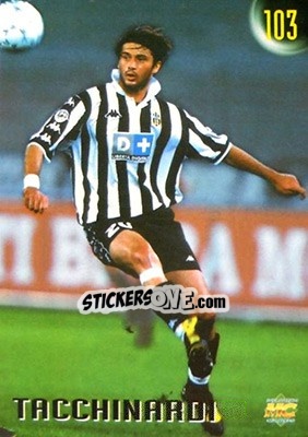 Figurina Tacchinardi - Calcio 1999-2000 Etichetta Nera - Mundicromo
