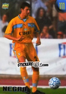 Sticker Negro - Calcio 1999-2000 Etichetta Nera n. 111 - Mundicromo