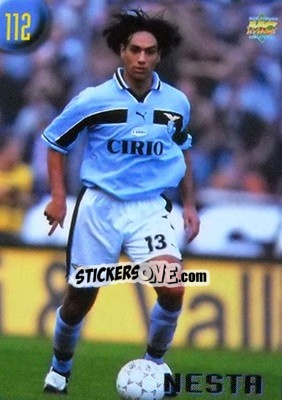 Sticker Nesta - Calcio 1999-2000 Etichetta Nera n. 112 - Mundicromo