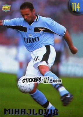 Sticker Mihajlovic - Calcio 1999-2000 Etichetta Nera n. 114 - Mundicromo