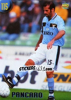 Sticker Pancaro - Calcio 1999-2000 Etichetta Nera - Mundicromo