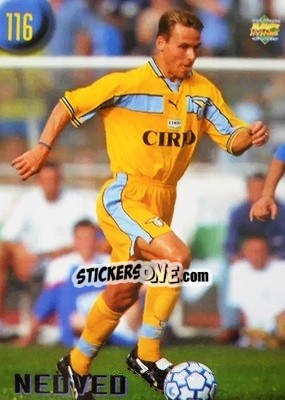 Sticker Nedved - Calcio 1999-2000 Etichetta Nera - Mundicromo