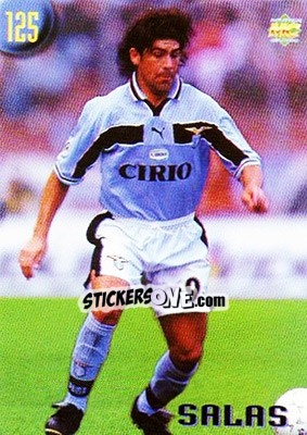 Sticker Salas - Calcio 1999-2000 Etichetta Nera - Mundicromo