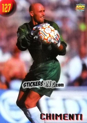 Sticker Chimenti - Calcio 1999-2000 Etichetta Nera n. 127 - Mundicromo