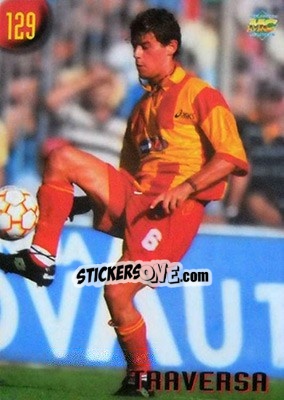 Sticker Traversa - Calcio 1999-2000 Etichetta Nera n. 129 - Mundicromo