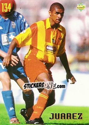 Sticker Juarez - Calcio 1999-2000 Etichetta Nera n. 134 - Mundicromo