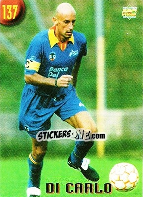 Sticker Di Carlo - Calcio 1999-2000 Etichetta Nera n. 137 - Mundicromo
