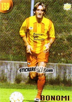 Sticker Bonomi - Calcio 1999-2000 Etichetta Nera n. 138 - Mundicromo