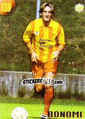 Sticker Bonomi - Calcio 1999-2000 Etichetta Nera - Mundicromo