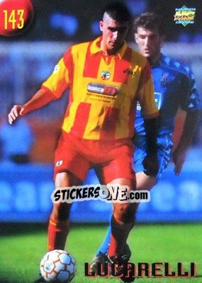 Sticker Lucarelli - Calcio 1999-2000 Etichetta Nera - Mundicromo