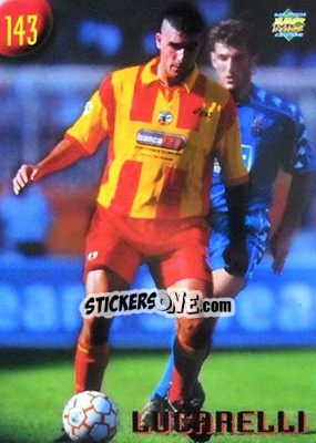 Sticker Lucarelli - Calcio 1999-2000 Etichetta Nera n. 143 - Mundicromo