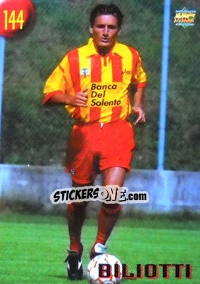 Sticker Biliotti - Calcio 1999-2000 Etichetta Nera n. 144 - Mundicromo
