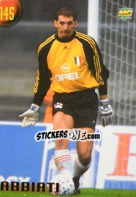 Sticker Abbiati - Calcio 1999-2000 Etichetta Nera - Mundicromo
