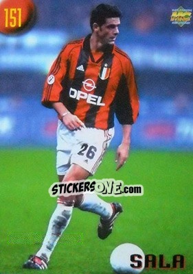 Sticker Sala - Calcio 1999-2000 Etichetta Nera n. 151 - Mundicromo