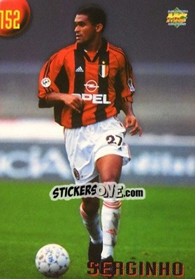 Sticker Serginho - Calcio 1999-2000 Etichetta Nera - Mundicromo