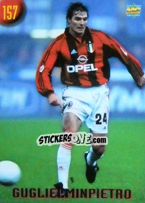 Sticker Guglielminpietro - Calcio 1999-2000 Etichetta Nera n. 157 - Mundicromo