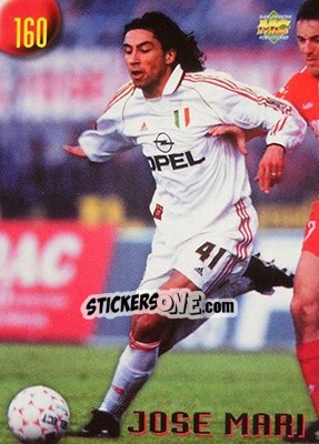 Sticker Jose Mari - Calcio 1999-2000 Etichetta Nera n. 160 - Mundicromo
