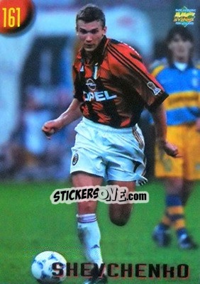 Figurina Shevchenko - Calcio 1999-2000 Etichetta Nera - Mundicromo