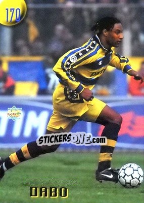 Sticker Dabo - Calcio 1999-2000 Etichetta Nera n. 170 - Mundicromo