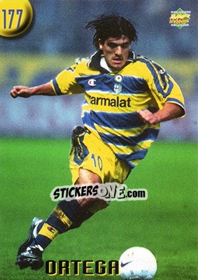 Sticker Ortega - Calcio 1999-2000 Etichetta Nera - Mundicromo