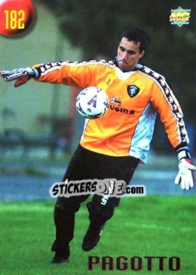 Sticker Pagotto - Calcio 1999-2000 Etichetta Nera n. 182 - Mundicromo