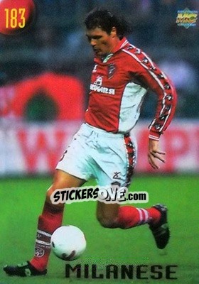 Sticker Milanese - Calcio 1999-2000 Etichetta Nera - Mundicromo
