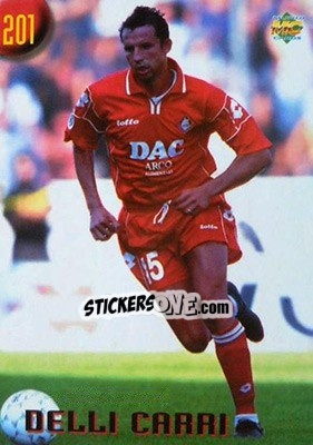 Sticker Delli Carri - Calcio 1999-2000 Etichetta Nera n. 201 - Mundicromo