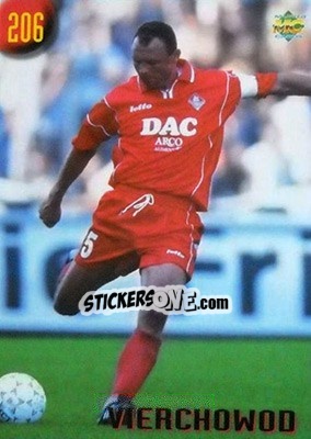 Sticker Vierchowod - Calcio 1999-2000 Etichetta Nera - Mundicromo