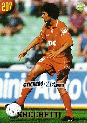 Sticker Sacchetti - Calcio 1999-2000 Etichetta Nera n. 207 - Mundicromo