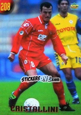Sticker Cristallini - Calcio 1999-2000 Etichetta Nera n. 208 - Mundicromo